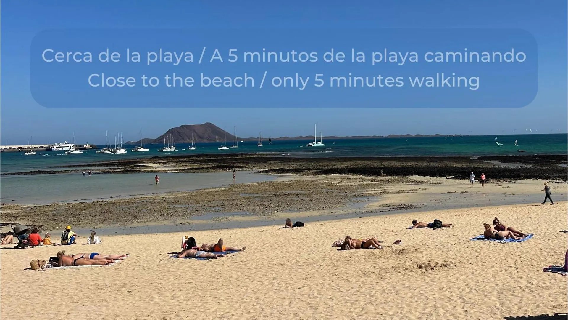 El Palmito En Corralejo Centro, Terraza Privada, Cocina Completa Y Wifi Daire